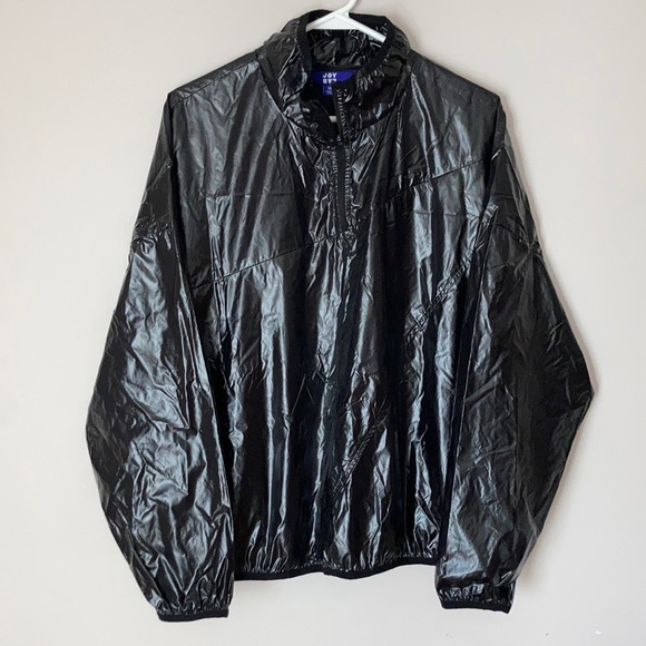 JoyLab Jackets & Coats Joy Lab Metallic Windbreaker Poncho Jacket